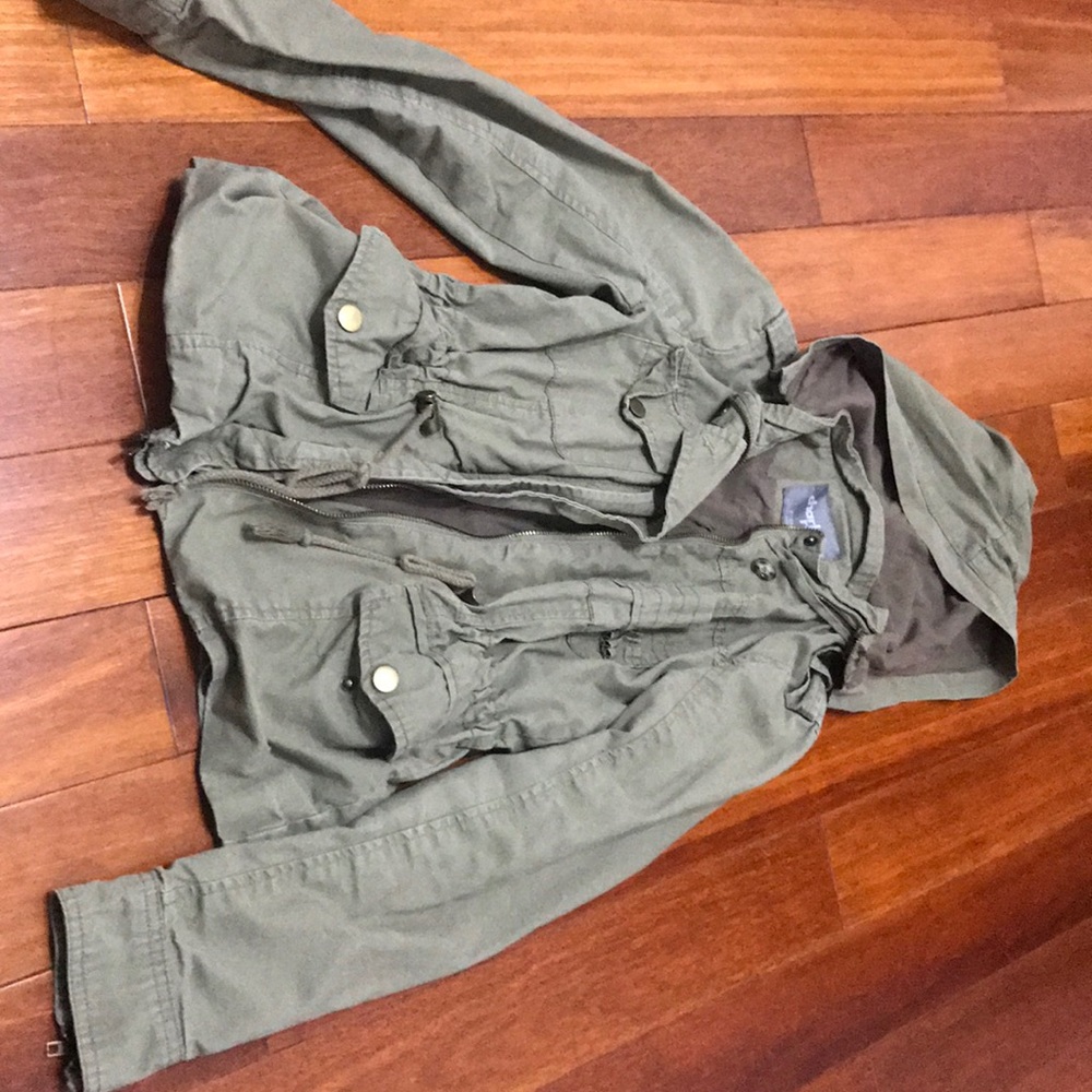 CR olive utility jacket